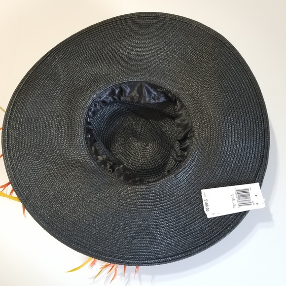 NWT August Hats Women Adjustable Black Sun Hat main image 4